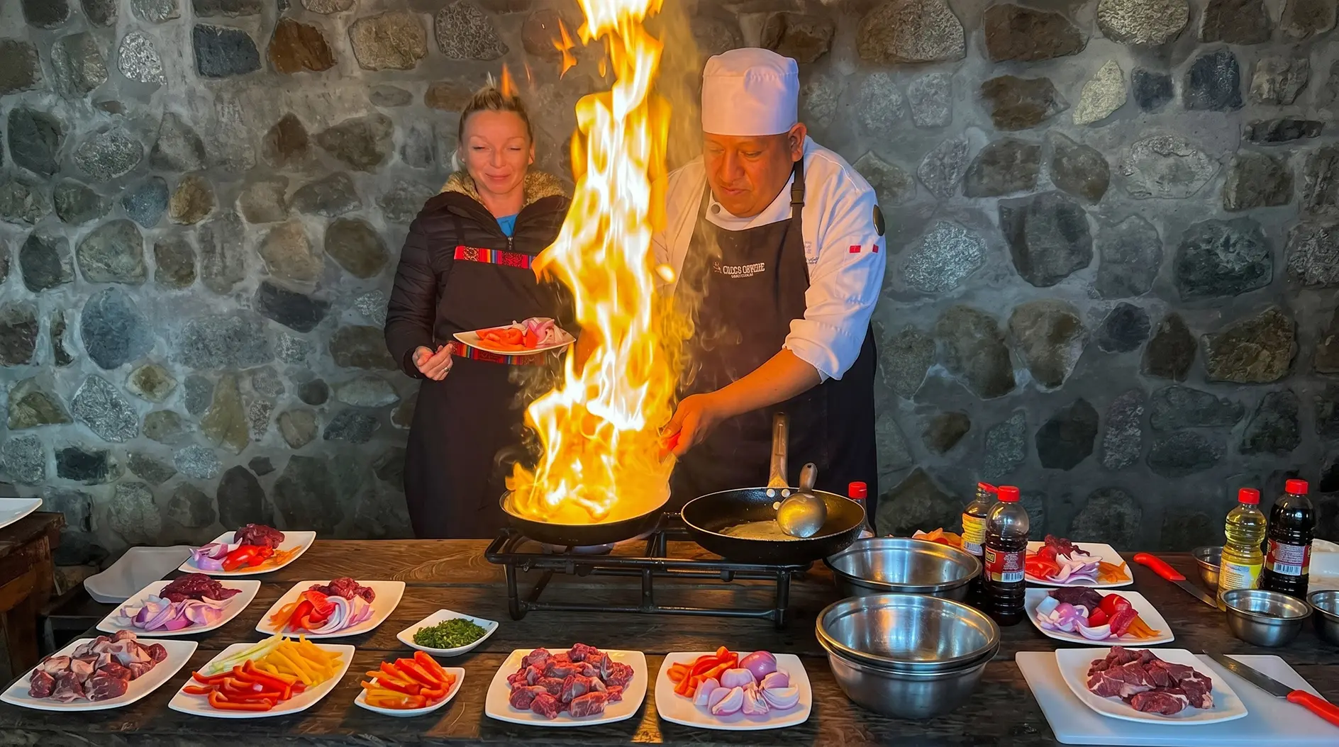 Traditional Peruvian cooking class experience in the Sacred Valley