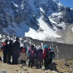 Base del nevado Salkantay