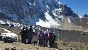 Base del nevado Salkantay