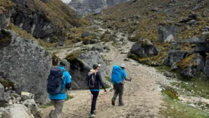 trekking to Salkantay