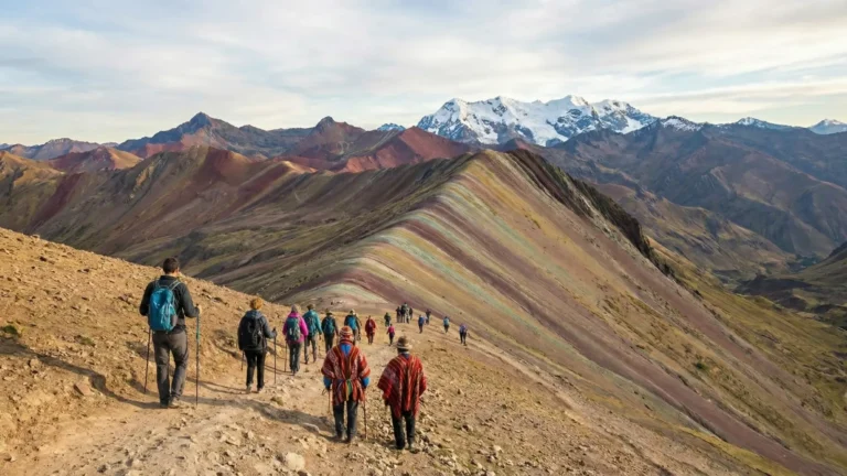 Day 1: Cusco – Cusipata – Llacto – Rainbow Mountain – Cusco
