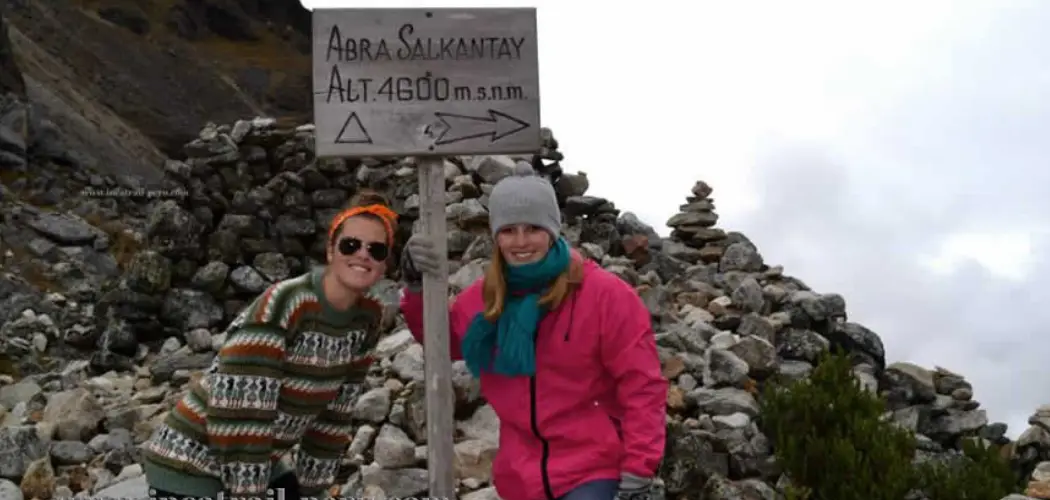 Altitude of the Salkantay Trek