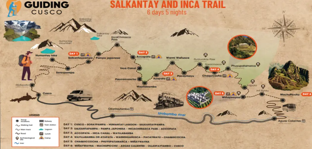 Location of Nevado Salkantay